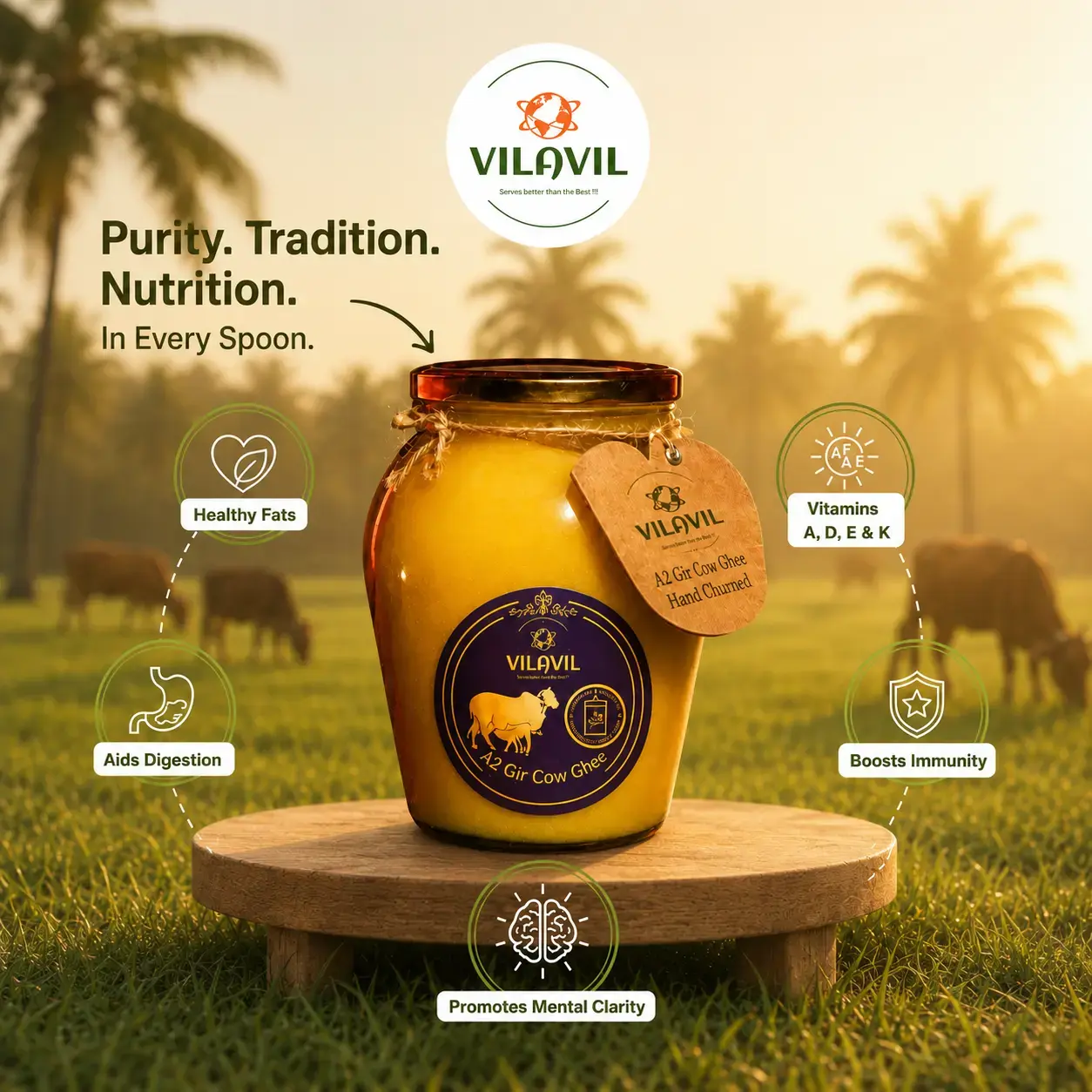 A2 Desi Cow Ghee