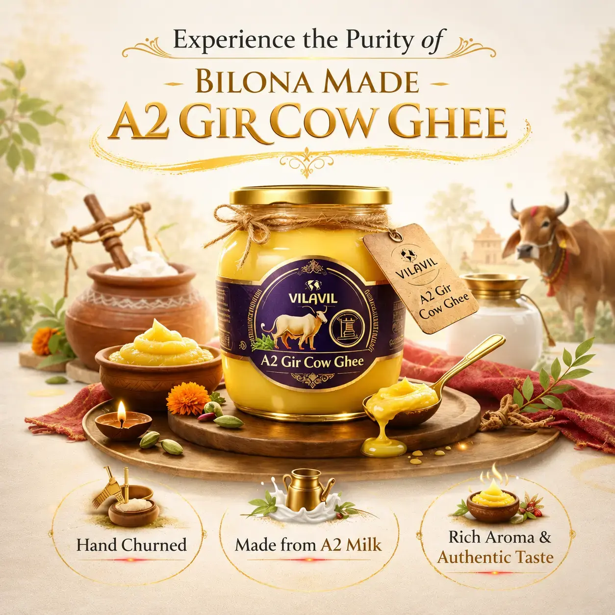 A2 Desi Cow Ghee